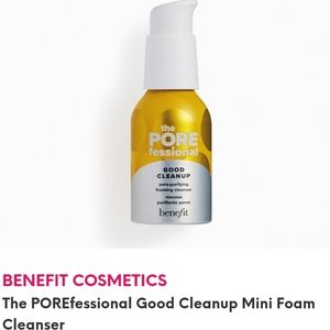 BENEFIT COSMETICS The POREfessional Good Cleanup Mini Foam Cleanser Brand New